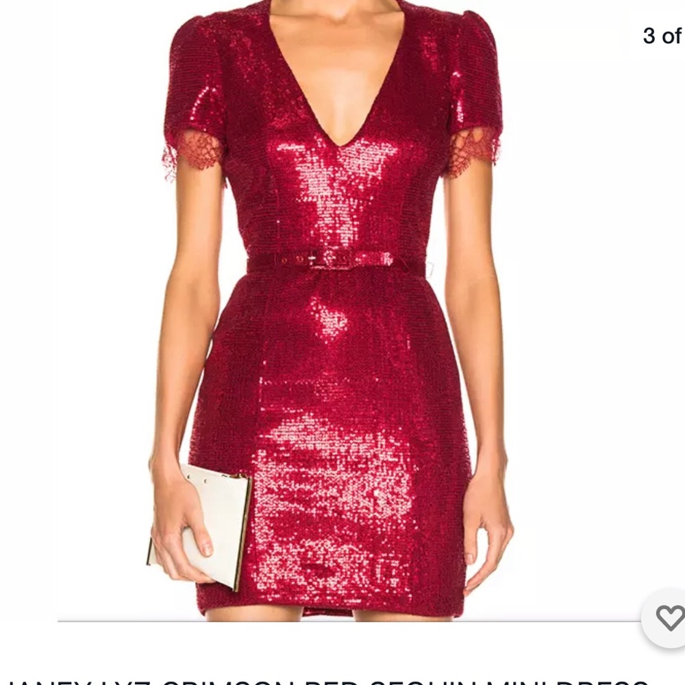 Stunning HANEY Dress in Crimson